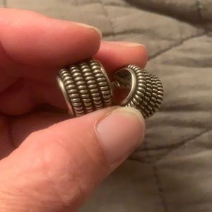 Silpada silver hoops